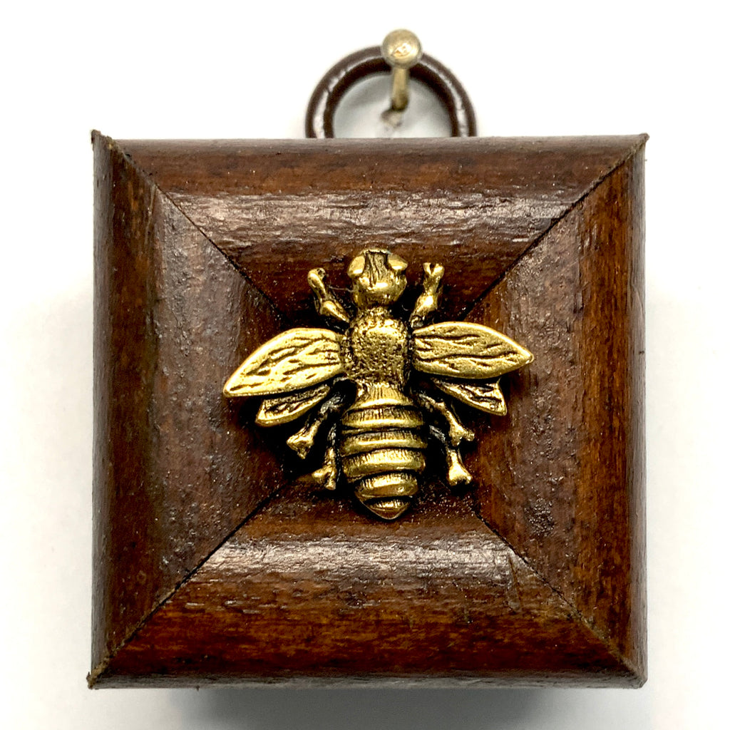Wooden Frame with Napoleonic Bee (1.5” wide)