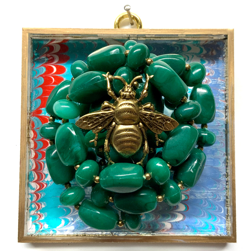 Acrylic Frame with Grande Bee on Necklace / Slight Imperfections (4