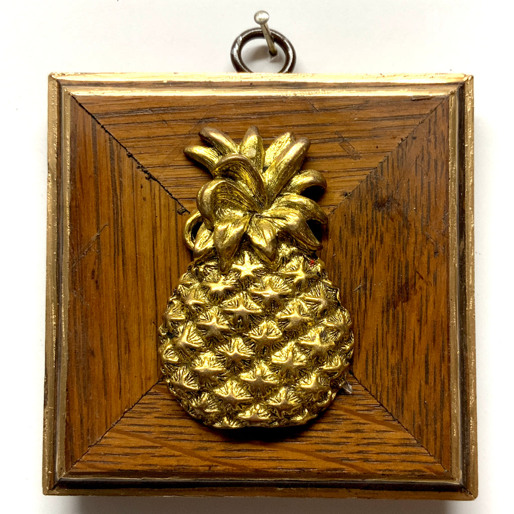 Wooden Frame with Pineapple (3.75