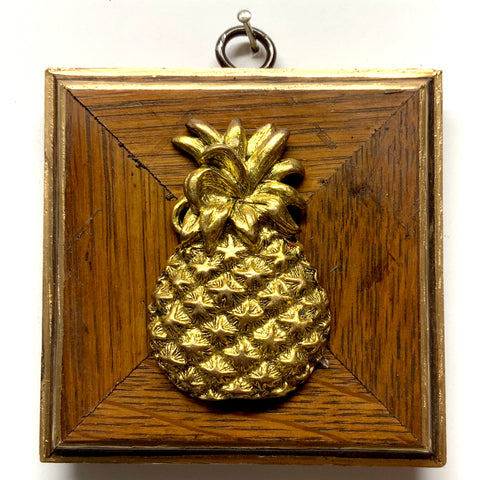 Wooden Frame with Pineapple (3.75