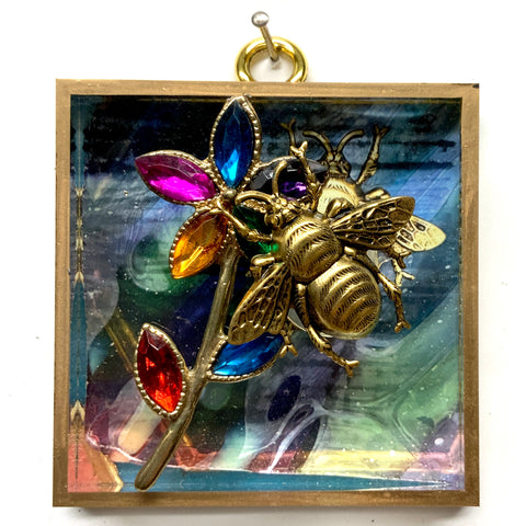 Acrylic Frame with Grande Bee on Brooch / Slight Imperfections (3