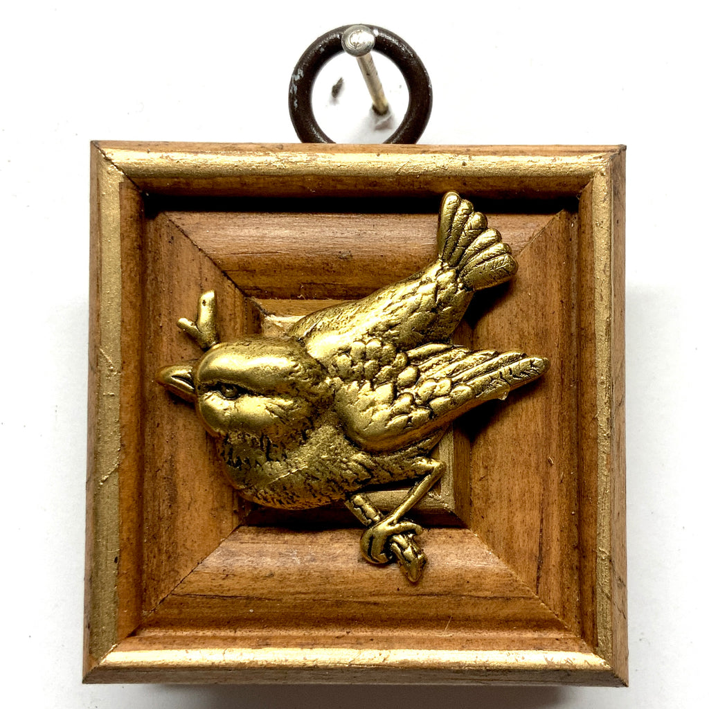 Wooden Frame with Bird (2.25