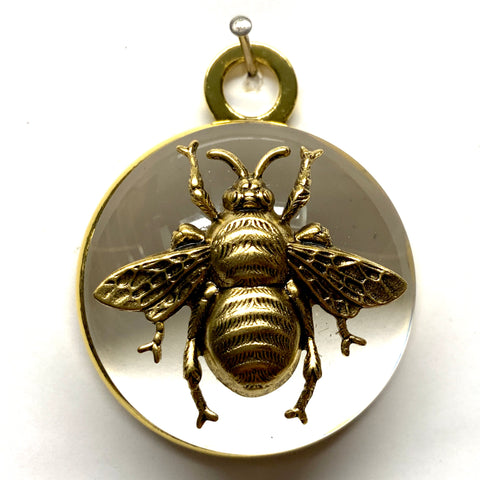 Clear Acrylic Dome Frame with Grande Bee / Slight Imperfections (2