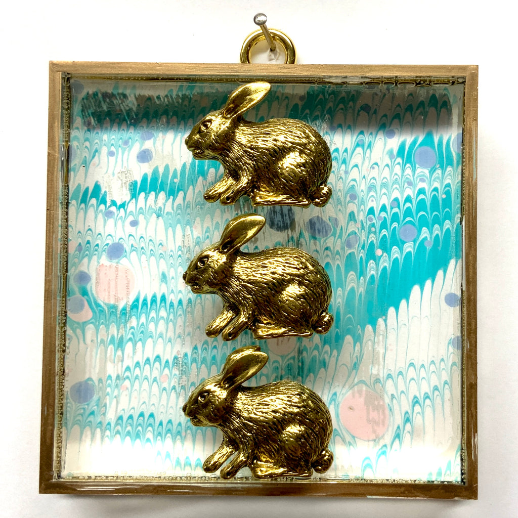 Acrylic Frame with Rabbit Rabbit Rabbit / Slight Imperfections (4