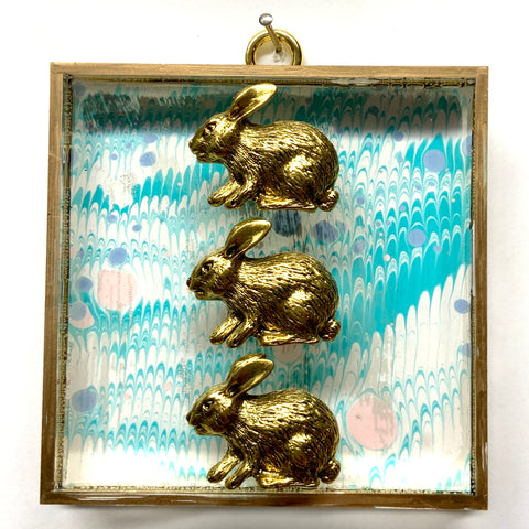 Acrylic Frame with Rabbit Rabbit Rabbit / Slight Imperfections (4