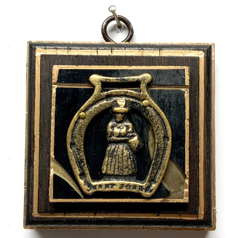 Painted Frame with Horse Brass on Coromandel (3.25