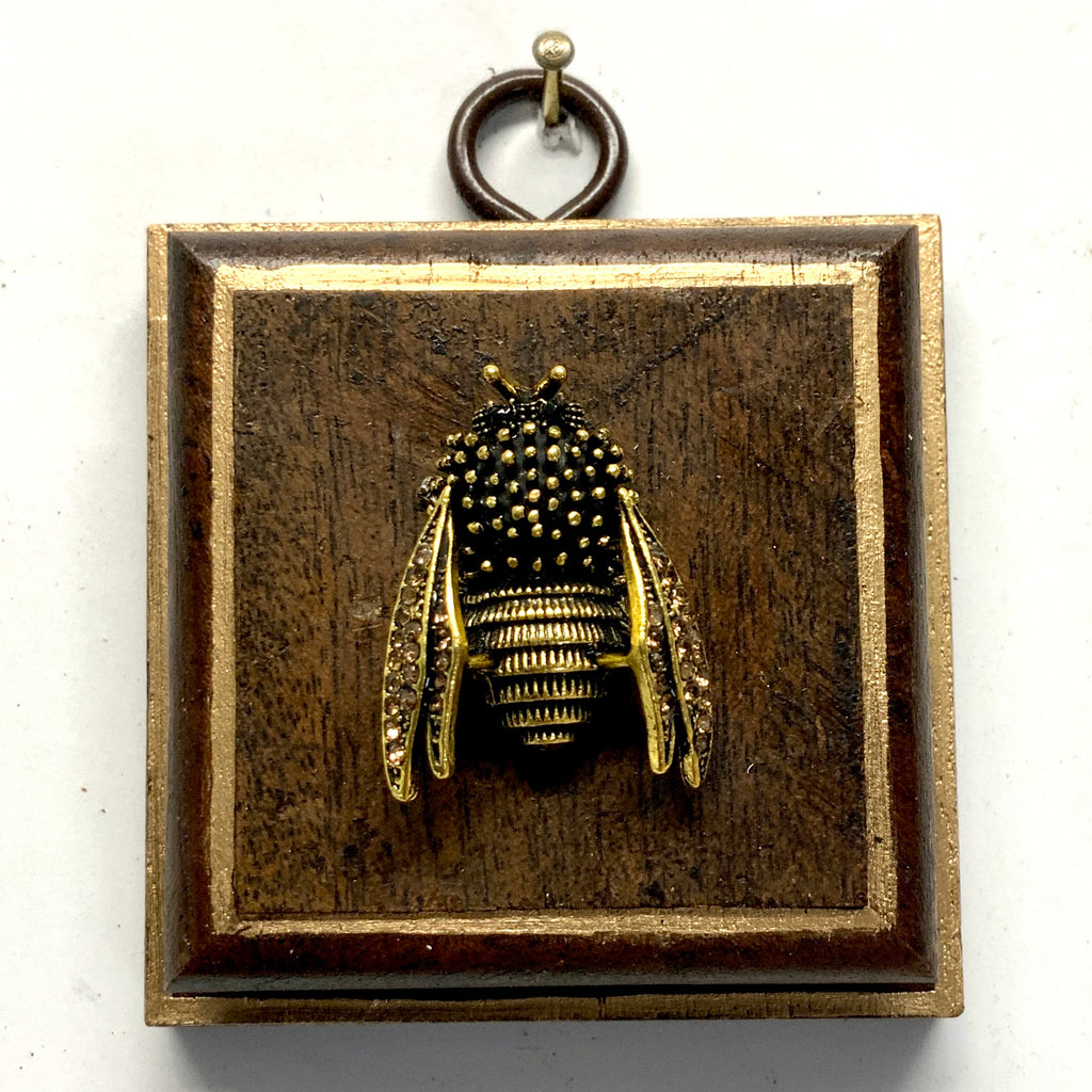 Mahogany Frame with Bee (2.5” wide)