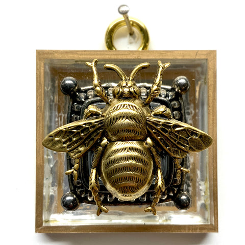 Acrylic Frame with Grande Bee on Brooch / Slight Imperfections (2