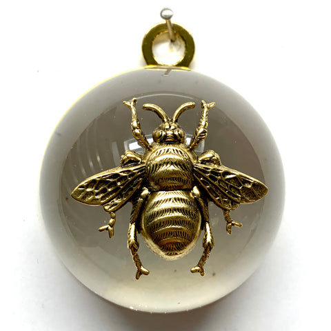 Clear Acrylic Dome Frame with Grande Bee / Slight Imperfections (2.5