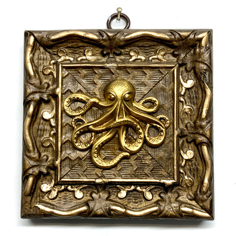 Gilt Frame with Octopus (4.25” wide)