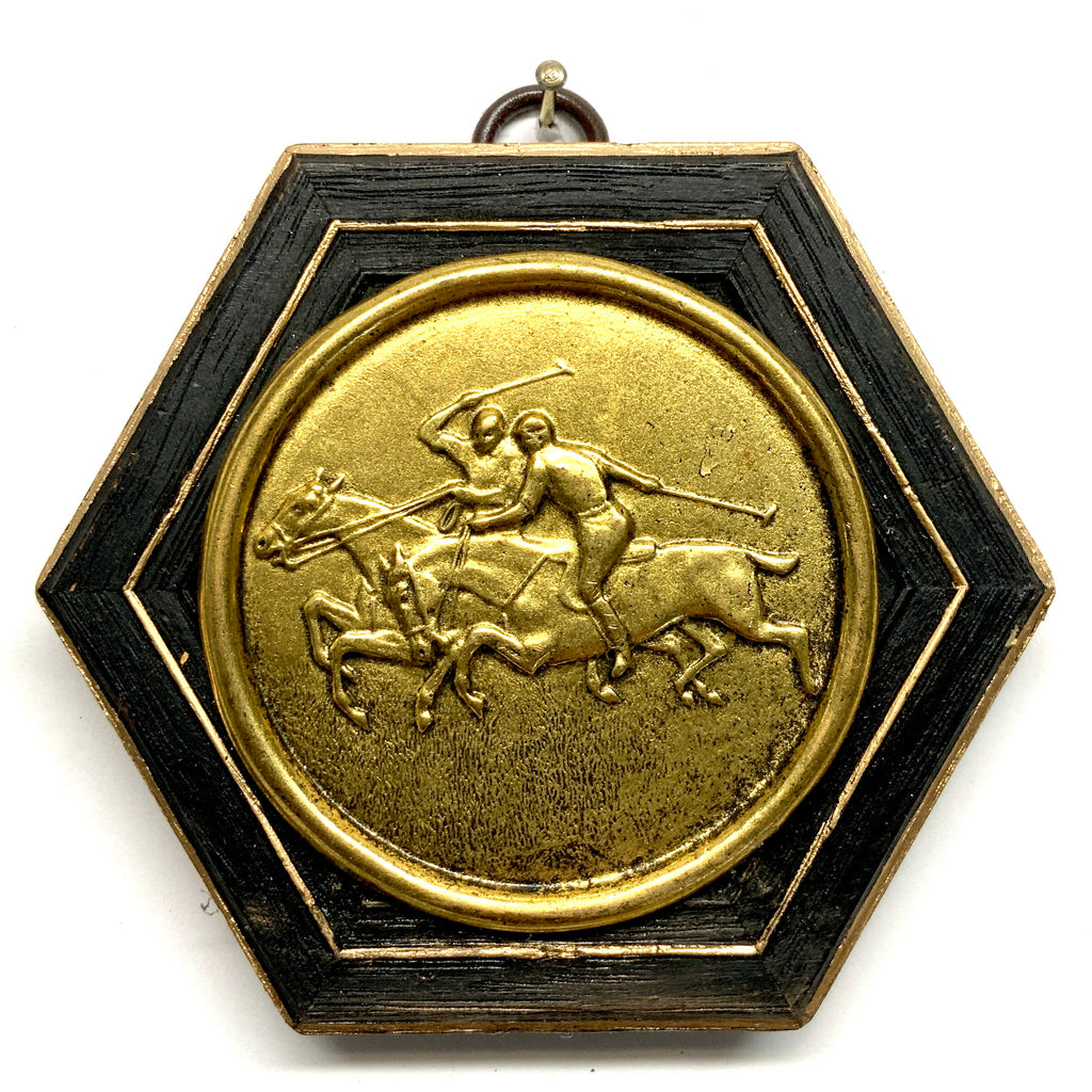 Painted Frame with Polo Coin (4” wide)