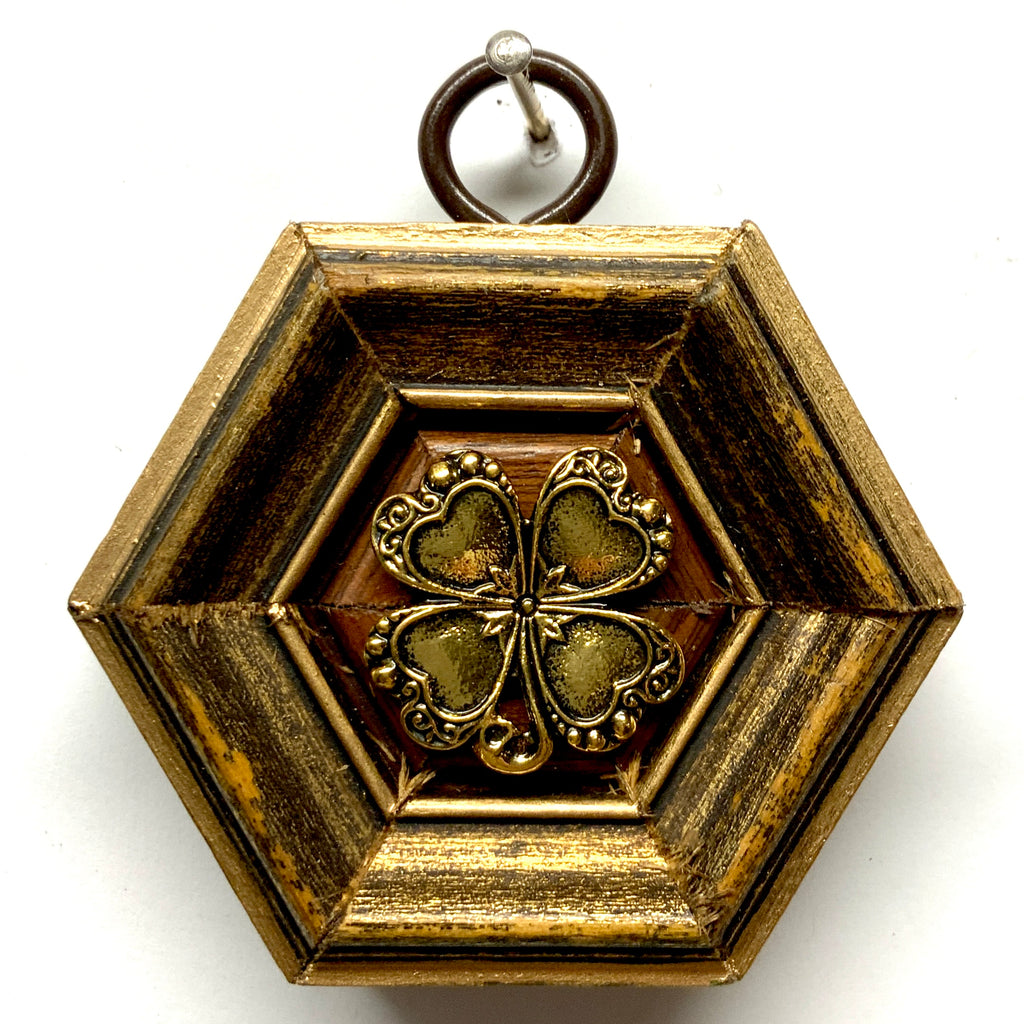 Gilt Frame with Clover (2.5