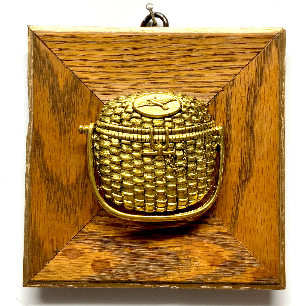 Wooden Frame with Nantucket Basket (4.5