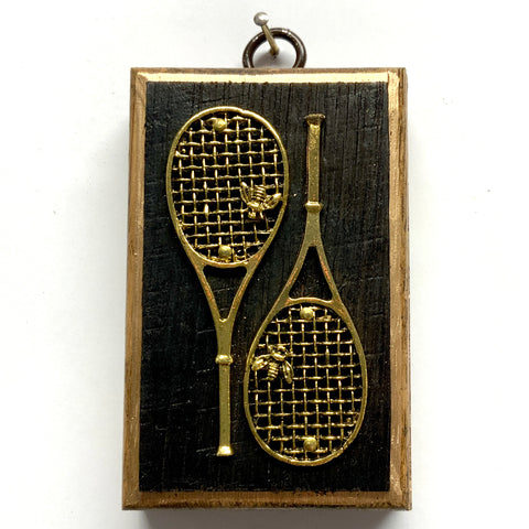 Bourbon Barrel Frame with Tennis Racquets (2.5