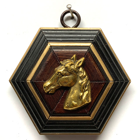 Lacquered Frame with Horse (3.25
