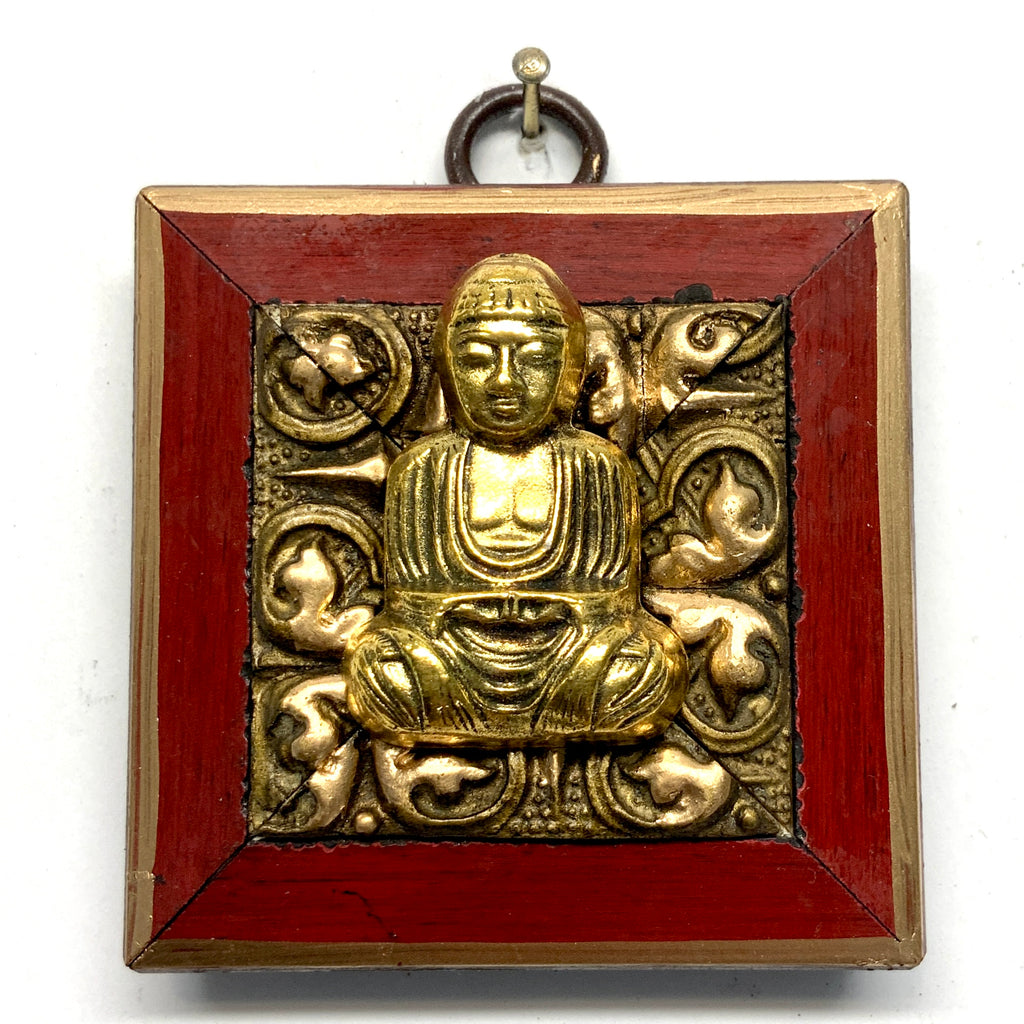 Lacquered Frame with Buddha (2.5” wide)