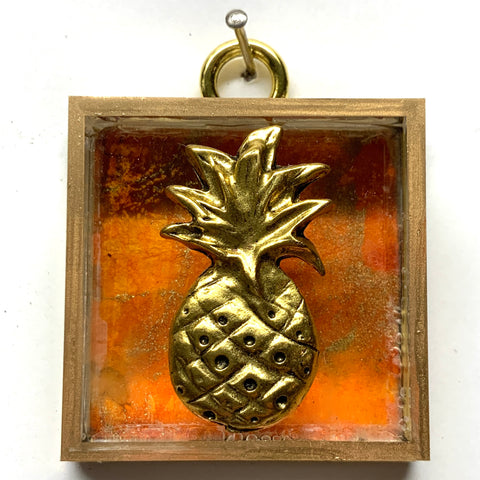 Acrylic Frame with Pineapple / Slight Imperfections (2