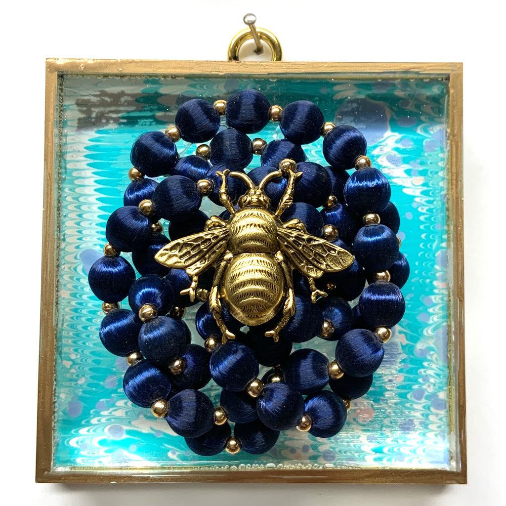Acrylic Frame with Grande Bee on Necklace / Slight Imperfections (4