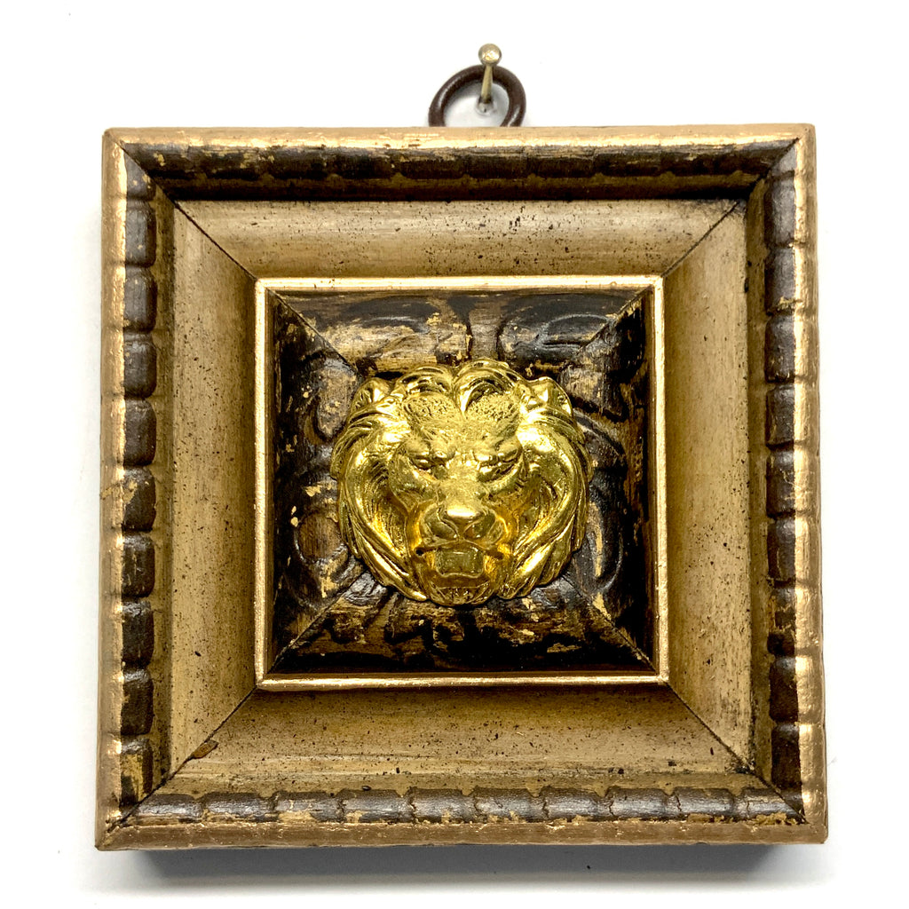 Wooden Frame with Lion (3.75” wide)