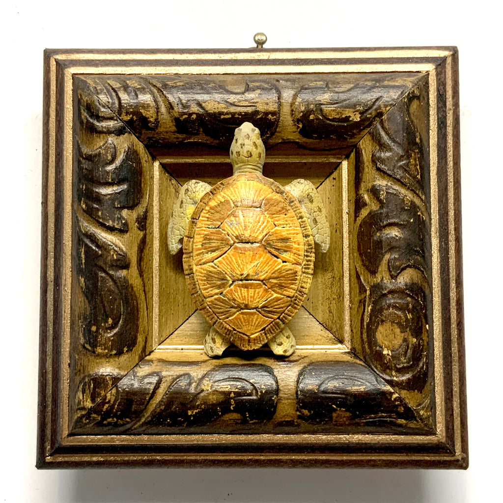 Wooden Frame with Turtle (3.75” wide)