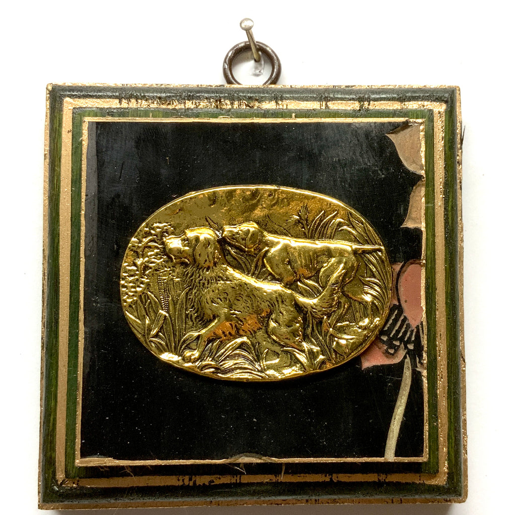 Painted Frame with Sporting Dogs on Coromandel (4