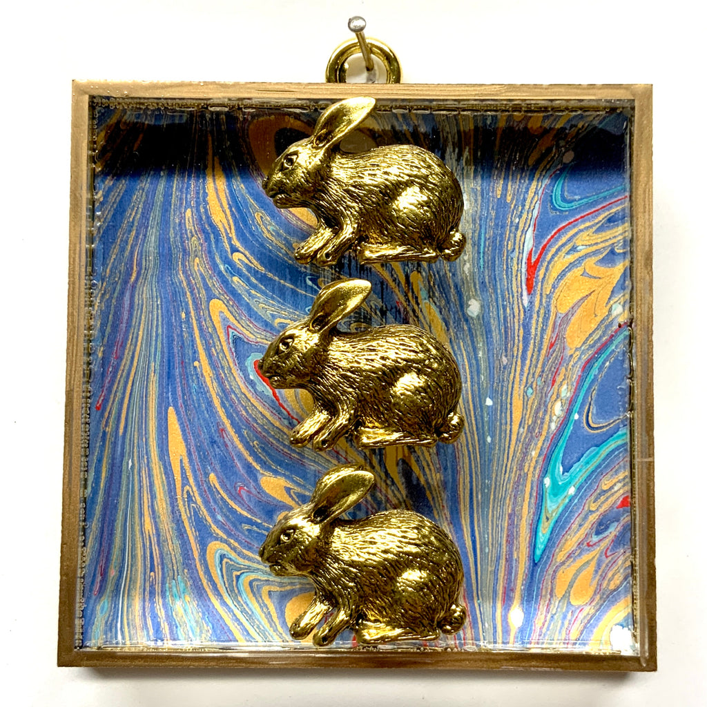 Acrylic Frame with Rabbit Rabbit Rabbit / Slight Imperfections (4