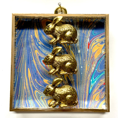 Acrylic Frame with Rabbit Rabbit Rabbit / Slight Imperfections (4