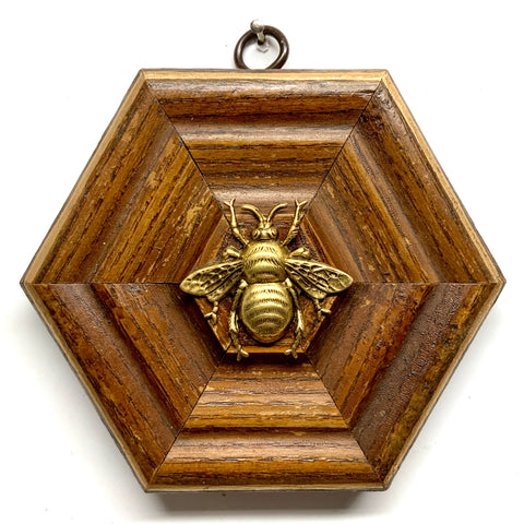 Wooden Frame with Grande Bee (4.75