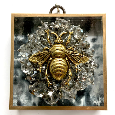 Acrylic Frame with Grande Bee on Brooch / Slight Imperfections (3