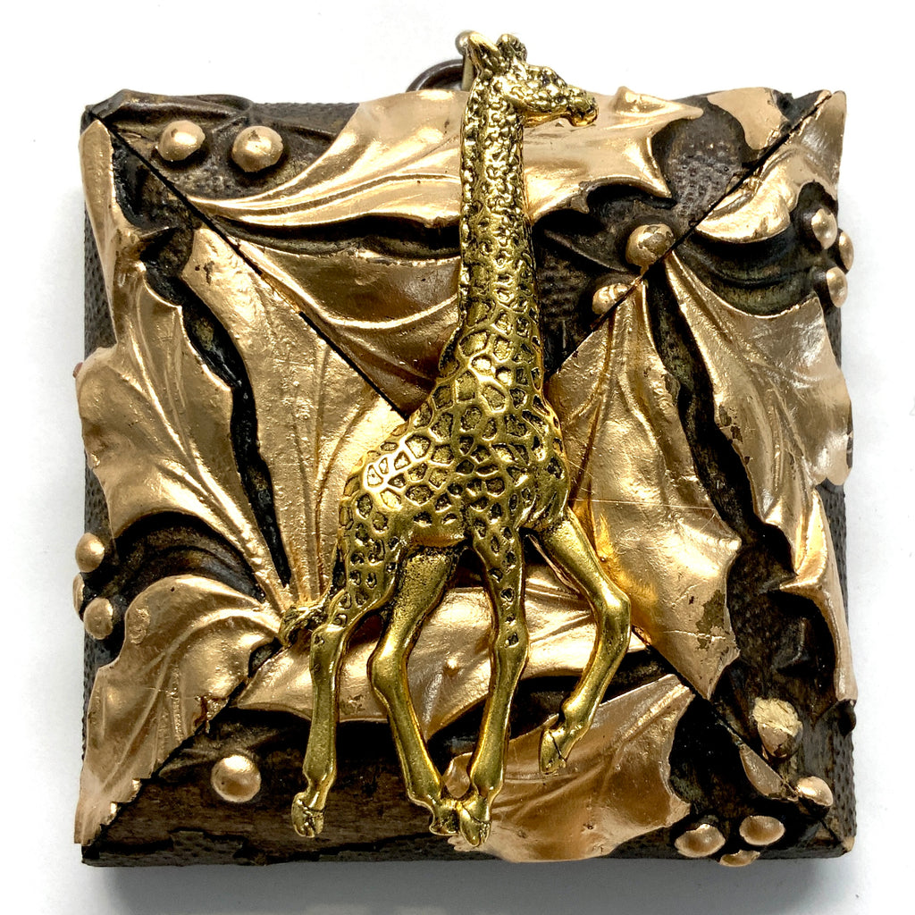 Painted Frame with Giraffe (3.25” wide)