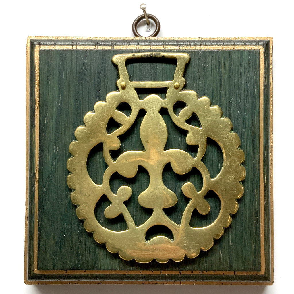 Painted Frame with Horse Brass (5
