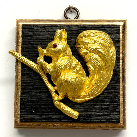 Bourbon Barrel Frame with Squirrel (4