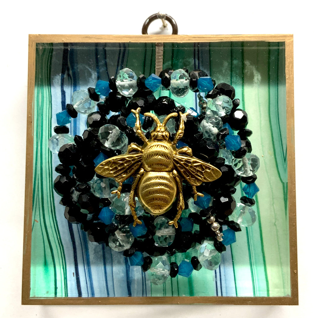 Acrylic Frame with Grande Bee on Necklace / Slight Imperfections (4
