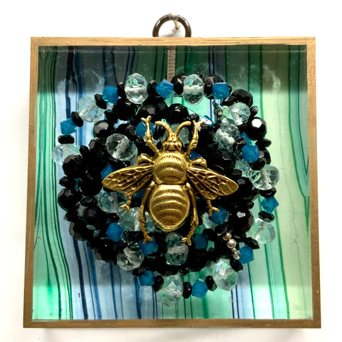 Acrylic Frame with Grande Bee on Necklace / Slight Imperfections (4