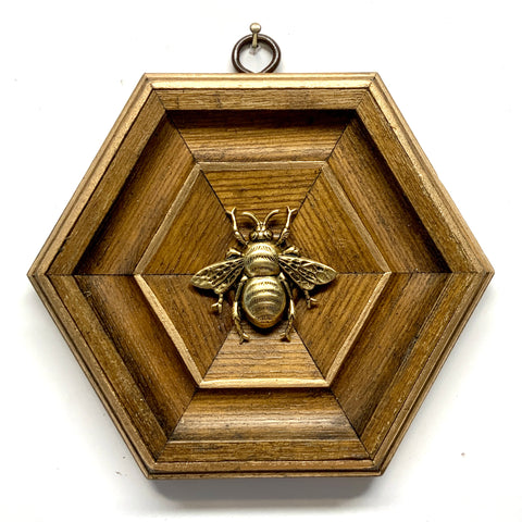 Wooden Frame with Grande Bee (5.25” wide)