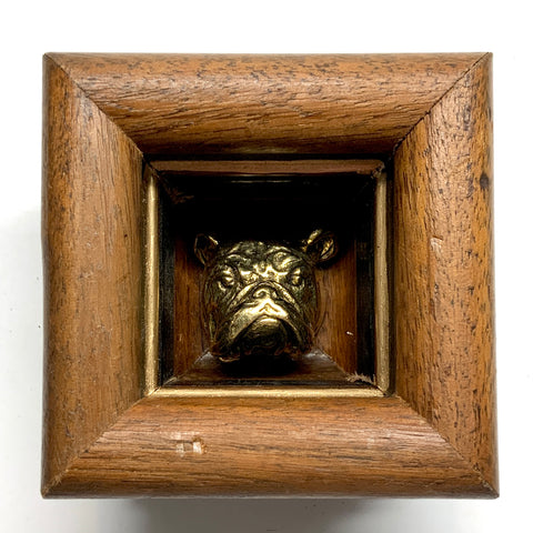 Wooden Frame with Bulldog (3