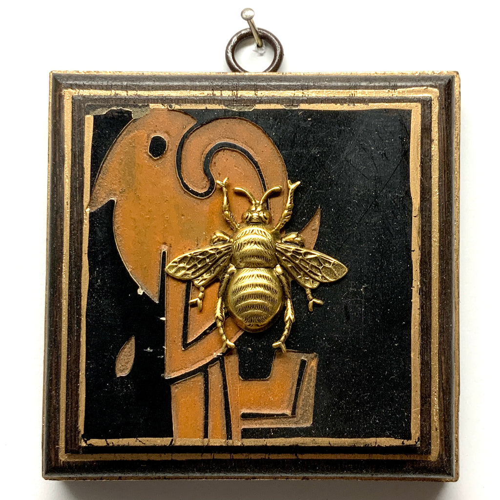 Wooden Frame with Grande Bee on Coromandel (4
