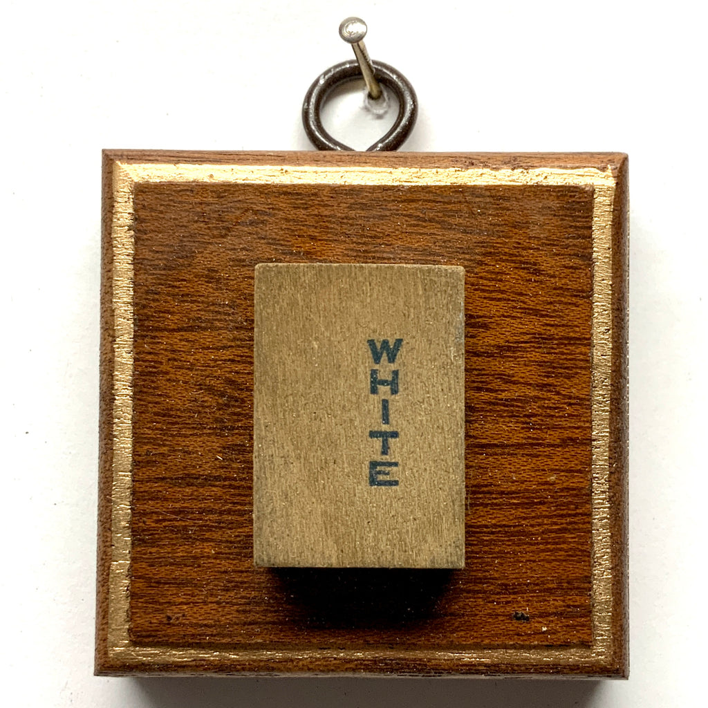 Wooden Frame with Soap Mahjong Tile (2.5