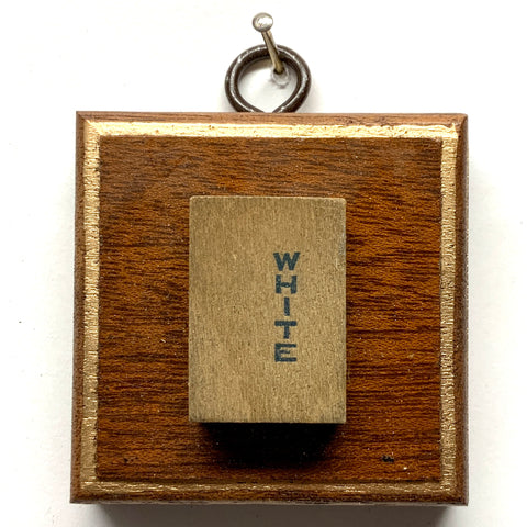 Wooden Frame with Soap Mahjong Tile (2.5