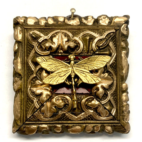 Gilt Frame with Dragonfly (2.75” wide)