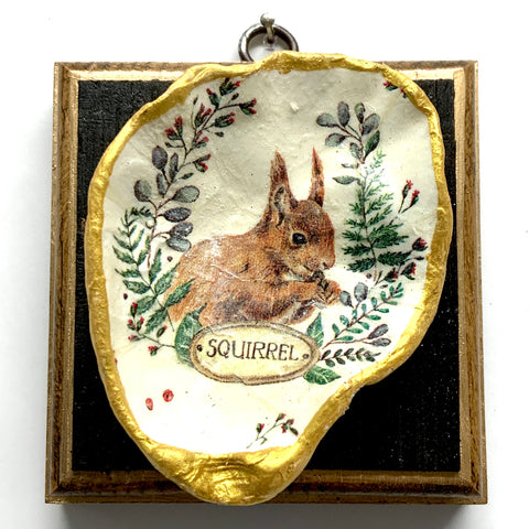 Bourbon Barrel Frame with Squirrel Oyster Shell (4