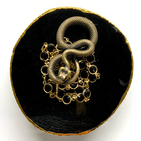 Agate Frame with Snake (3.5