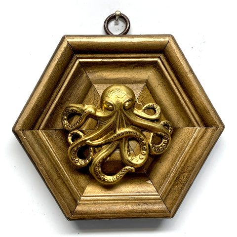Gilt Frame with Octopus (4.25” wide)