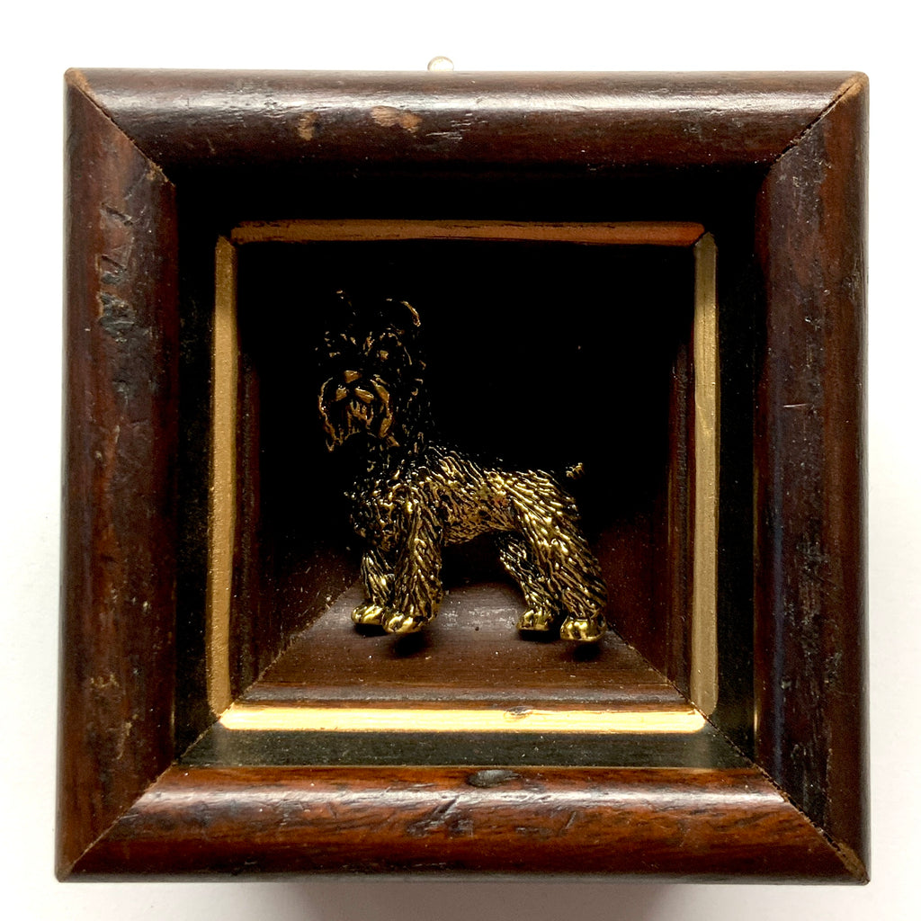 Wooden Frame with Schnauzer (3.25