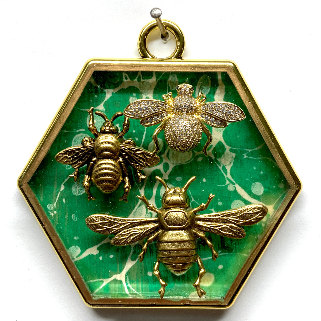 Acrylic Frame with Bees / Slight Imperfections (3.25