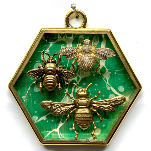Acrylic Frame with Bees / Slight Imperfections (3.25