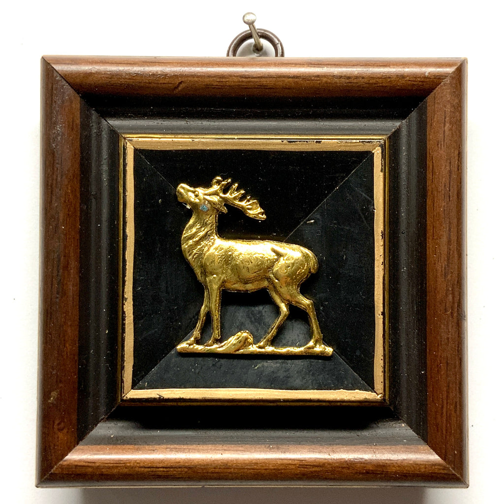 Wooden Frame with Stag (4