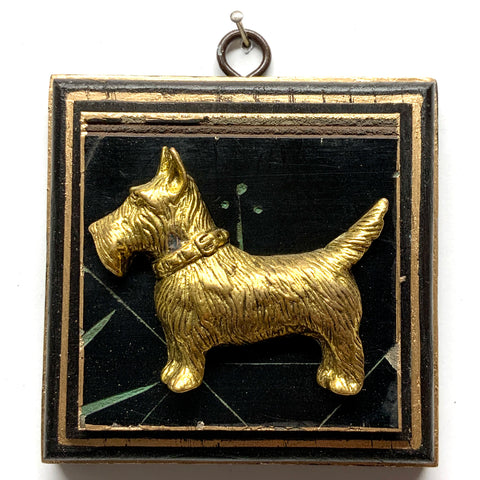 Wooden Frame with Terrier on Coromandel (4