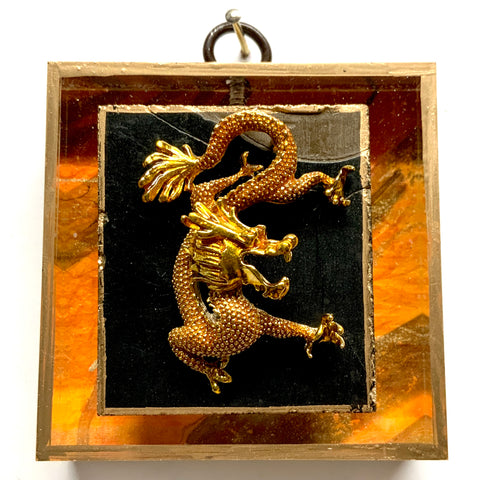 Acrylic Frame with Dragon on Coromandel / Slight Imperfections (3