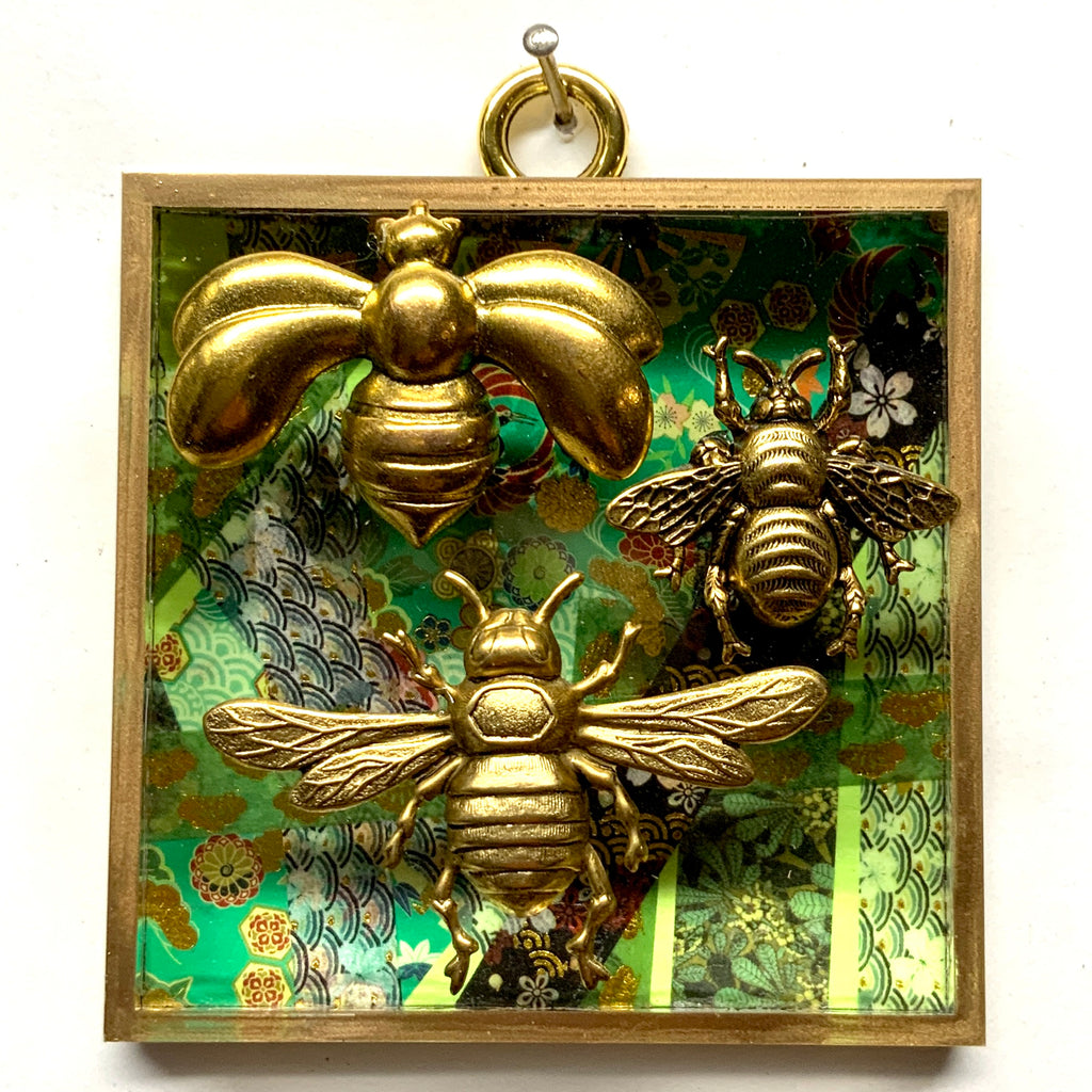Acrylic Frame with Bees / Slight Imperfections (3